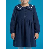 Sinsay Pamučna babydoll haljina s ukrasnim ovratnikom | shoptok.hr