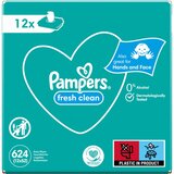 Pampers vlažilni robčki Fresh Clean 12 x 52 kos | Shoptok.si