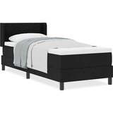  Postelja boxspring z vzmetnico z vzmetnico Črna 80 x 200 cm, (5000126140) | Shoptok.si