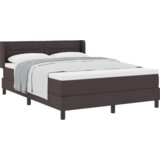  Postelja boxspring z vzmetnico Temno rjava 140 x 200 cm, (5000127239) | Shoptok.si