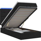  od pjene s madracem i LED-om Crna 80 x 200 cm Tkanina | shoptok.hr