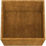 vidaXL Cvetlično korito 2 kosa sivo 32x30x29 cm odporno jeklo | Shoptok.si