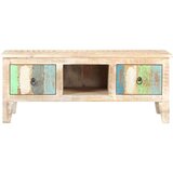  Stolić za kavu 100 x 55 x 40 cm od grubog drva bagrema | shoptok.hr