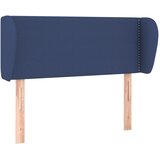 Maison Chic vzglavna omarica - nočna omarica - posteljna omarica z ušesi modro 83x23x78/88 cm blago, (21713261) Cene