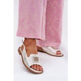 S. BARSKI Elegant Women's Sandals On Flat Heel With Decoration S.Barski | Shoptok.si
