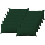  Presvlaka za jastuk 12 kom. HEERLEN Tamnozelena 40 x 80 cm - Tamnozelena 40 x 80 cm 12 | shoptok.hr