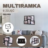  Okvir za 6 fotografija (crni) Cijene