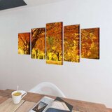  Set platen s printom javorja 100 x 50 cm, (21050312) | Shoptok.si