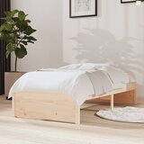  Okvir za krevet od masivnog drva 75 x 190 cm jednokrevetni | shoptok.hr