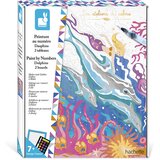 Janod pobarvanka po številkah z vodenimi barvicami dolphins | Shoptok.si