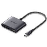 Ugreen 80798 čitač kartica USB 3.2 Gen 1 (3.1 Gen 1) Type-C Sivo | shoptok.hr