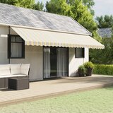 vidaXL Nadomestna tkanina za tendo večbarvne črte 6x3,5 m | Shoptok.si