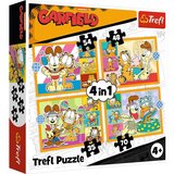 Trefl Puzzle 4u1 Garfield loves lasagna 34673 - 54/ 48/ 35/ 70 delova | Eponuda.com