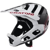 Cratoni kolesarska čelada Madroc Fullface, 58-61 cm, bela Cene