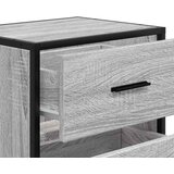  Zidni noćni ormarići 2 kom Sivi Sonoma 40x31x39,5 cm Siva | Shoptok.si
