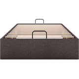  Okvir za krevet bez madraca tamnosmeđi 80x200 cm od tkanine | shoptok.hr