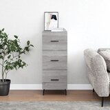 vidaXL Komoda boja hrasta sonome 34 5x34x90 cm od konstruiranog drva | shoptok.hr