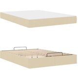  Konstrukcija postelje s shranjevanjem krema 140 x 200 cm blago | Shoptok.si