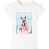  Dječja majica prljavo bijela boja 116 | shoptok.hr