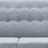  Kutna garnitura od tkanine 171,5 x 138 x 81,5 cm svjetlosiva | shoptok.hr