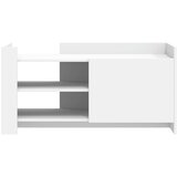vidaXL Klubska mizica bela 100x50x50 cm inženirski les | Shoptok.si