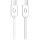 ALIGATOR DATKP49 - USB kabl USB-C / USB-C 65W Power Delivery 1,5m bela | Eponuda.com