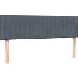 vidaXL Krevet s oprugama i madracem tamnosivi 160x210 cm baršunasti | shoptok.hr