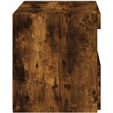  Noćni ormarići s LED svjetlima 2kom dimljeni hrast 50x40x45 cm | shoptok.hr