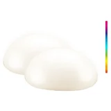 LED 24cm M RGBW set 2 zunanje solarno baterijsko dekorativno svetilo