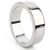 Wide Band C-Ring 45mm Silver