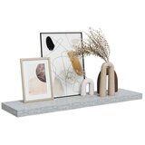  Plutajuća zidna polica siva boja betona 90 x 23,5 x 3,8 cm MDF | Eponuda.ba