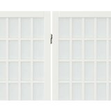  Sklopiva sobna pregrada 5 panela japanski stil 200x170cm bijela | shoptok.hr