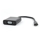  USB adapter kabl Type-C to VGA, USB3.1 , BLACK, 15cm, GEMBIRD AB-CM-VGAF-01 Cijene