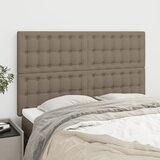  Uzglavlje boje taupe 144x5x118/128 cm tkanina | shoptok.hr