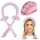 INF Satenasti navijalki za lase brez ogrevanja s kompletom za spanje — navijalki za lase brez ogrevanja za nežne kodre čez noč (46,5 cm x 4 cm) Pink, (5000265037) | Shoptok.si