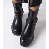Gemre Black lace-up ankle boots with chain Procopio | Shoptok.si