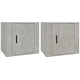  Noćni ormarići 2 kom siva boja betona 50x39x47 cm | Eponuda.com