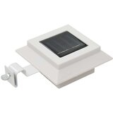 vidaXL Zunanje solarne svetilke 6 kosov LED kvadratne 12 cm bele | Shoptok.si