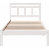  Krevetna konstrukcija Bijelo 90 x 200 cm Čvrsto borovo drvo | shoptok.hr