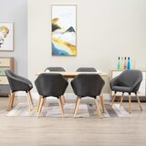  Blagovaonske stolice od tkanine 6 kom tamnosive | shoptok.hr