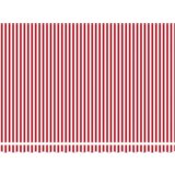 vidaXL Ručno uvlačiva tenda s LED crveno-bijelim prugama 450x300 cm | shoptok.hr