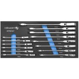 Hogert Set 14 kosov 8-21mm KLJUČ VILIČASTO OBROČNI RAGLER WRENCH, (22113557) | Shoptok.si