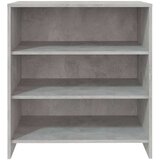 vidaXL komoda betonsko siva 70x40,5x75 cm iverna plošča | Shoptok.si