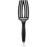 Olivia Garden Fingerbrush Boar & Nylon krtača za lase z najlonskimi in prašičjimi ščetinami Full Black M 1 kos | Shoptok.si
