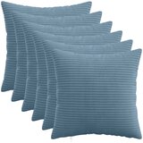  Presvlaka za jastuk 6 pcs HEERLEN Plava 50 x 50 cm Kord | shoptok.hr