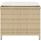  Vrtni stolci s jastucima 4 kom bež 40x40x35 cm od poliratana | shoptok.hr