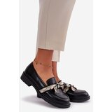 S. BARSKI Leather Women's Loafers Black S.Barski HY42-330 | Shoptok.si