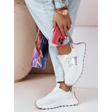 DStreet Sneakersy damskie na płaskiej podeszwie NEWSTREET białe | ePonuda.com
