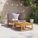  Kutna vrtna sofa s jastucima 73x73x65 cm masivno drvo bagrema | shoptok.hr