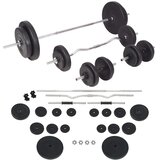  Klupa za dizanje utega sa stalkom i setom utega 90 kg | shoptok.hr